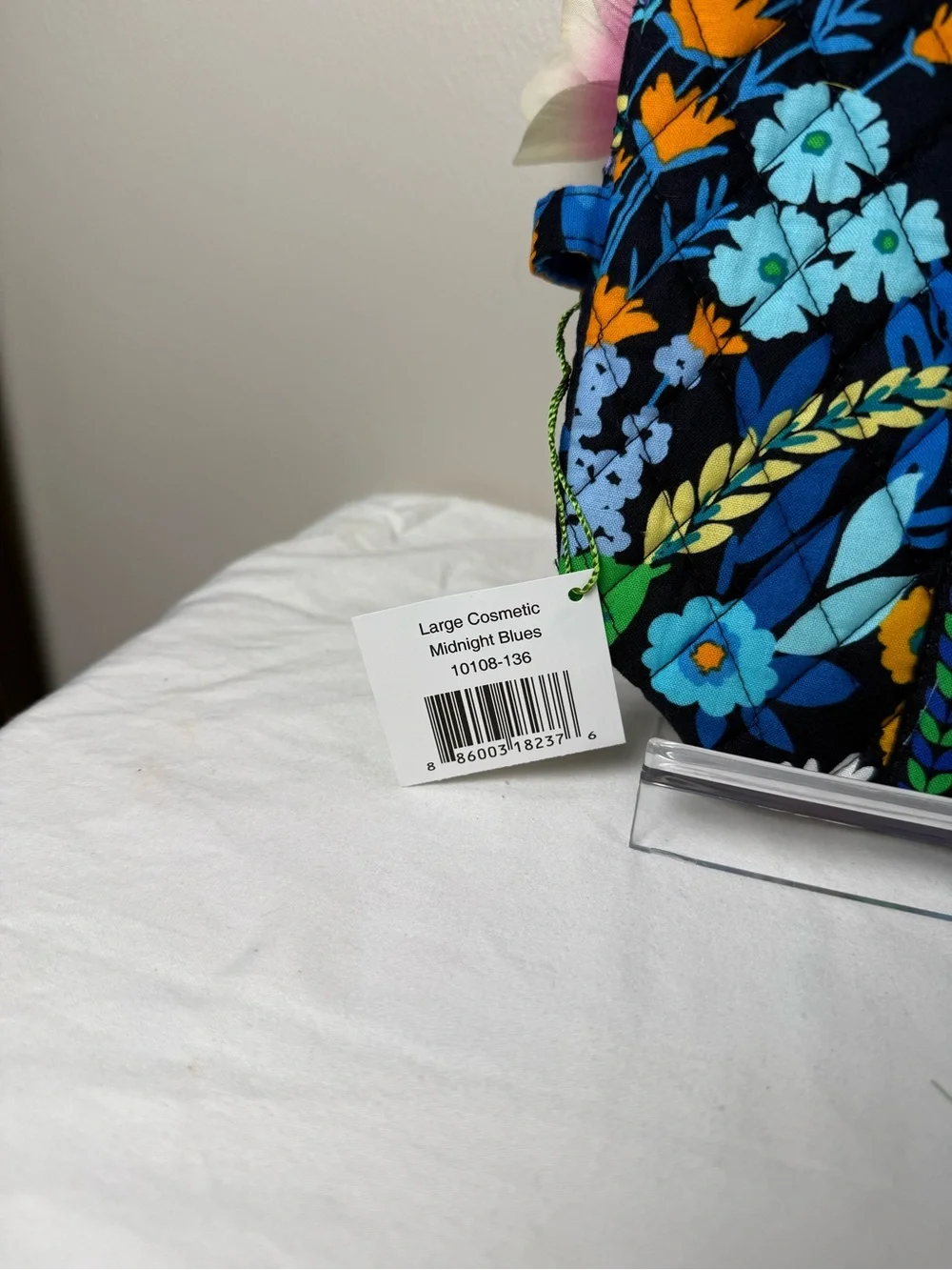 NWT Vera Bradley Midnight Blues Large Cosmetic Retired Pattern
